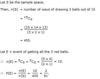 Probability Questions and Answers